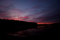 Sunset on Lopez Island, Washington